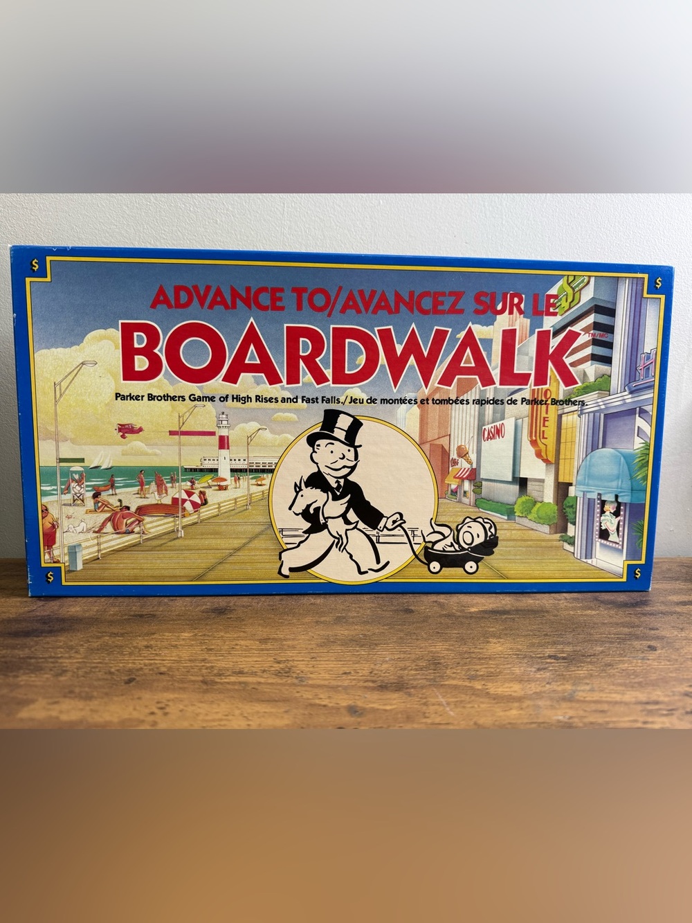 Vintage 1985 Advance to Boardwalk Parker Brothers Board Game